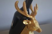 Gold Deer Head Bottle Holder