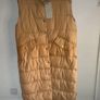 gilet Bnwt freequent size small long tan gilet rrp 95 euro Image 7