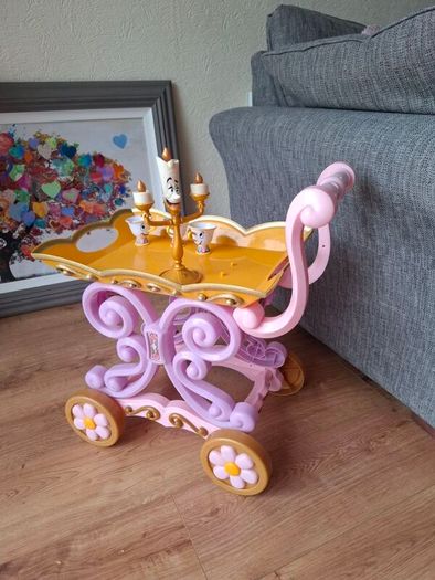 Disney Beauty & the Beast serving trolley
