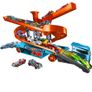 Perfect Condition Hot Wheels Lift & Launch Hauler Set & 3 cars Image 4