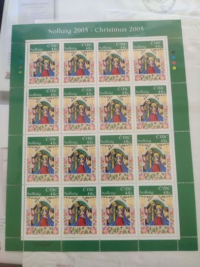 stamps first day covers in anpost albums