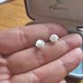 Vintage Sterling Silver Little Shells Earrings Image 2