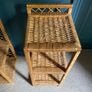 Pair of wicker nightstands Image 3