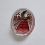 BROOCH - 40s - 50s - Reverse Carved Lucite Image 4