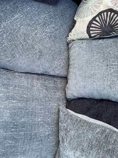 Dfs grey corner  sofa
