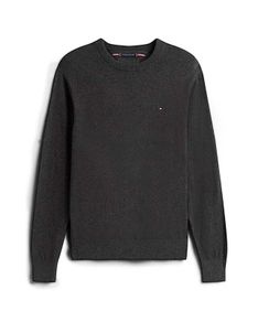 Tommy Hilfigerr Pima Cotton Cashmere Crew Neck Jumper - Charcoal Grey - XL - Brand New