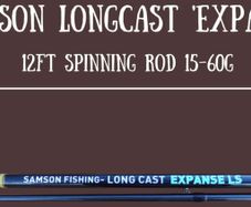 Samson Long Cast 12ft Spinning Rod EXPANSE 15-60gm