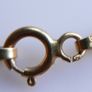 Vintage (long over 24") Solid 9ct Yellow Gold 375 Figaro Necklace length 24,2" - 3,9g Image 8