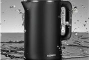 Black Electric Kettle 1.7L Smart Tea Pot