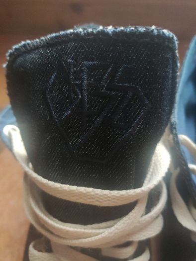 Diesel Denim High-Top Sneakers