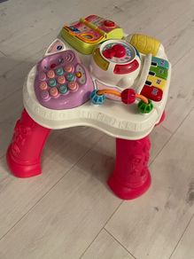 activity table and inflatable chair