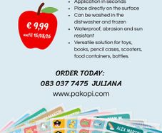 Back to school label