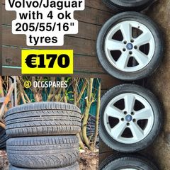 Various Sets & Singles of 5x108 Steel wheels & Alloys to Suit Ford , Volvo & Jaguar 15" 16" 17" 18" inch with 63.5 c/b @ OCG