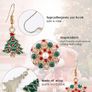 24 Pairs Christmas Earrings for Women, EBANKU Christmas Theme Drop Dangle Earrings Sets Christmas Drop Dangle Earrings Xmas Jewelry Earrings Set for Women Girls Image 2