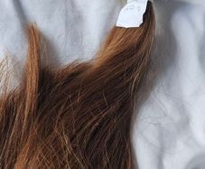 Hair extensions red brown