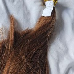 Hair extensions red brown