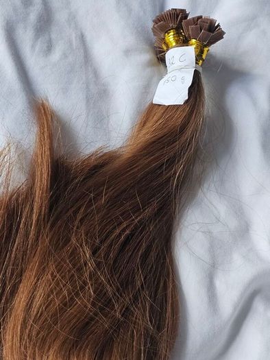 Hair extensions red brown