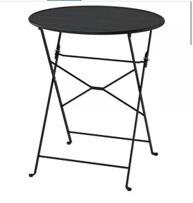 Sundso bistro outdoor table black