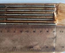 Lot of 10 USSR Straight Nut Taps M4 Metric HSS R6M5 High Precision H1 (ISO 1)