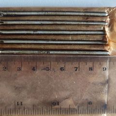 Lot of 10 USSR Straight Nut Taps M4 Metric HSS R6M5 High Precision H1 (ISO 1)