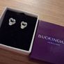 silver  heart earrings brand new with tags Image 4
