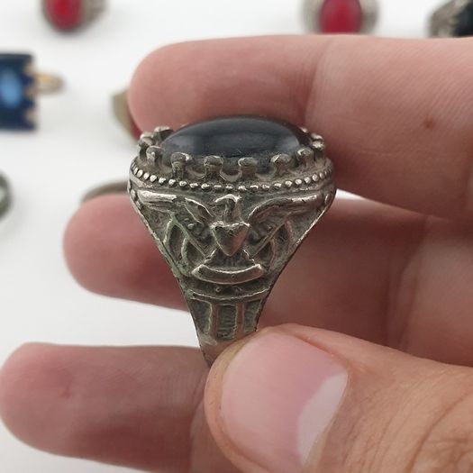 Traditional Brass Old World Treasure Rings 15  Jewellery Pieces