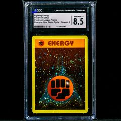 Fighting Energy CGC 8.5 NM-Mint+ Graded Energize Your Game Cycle Holo Rare Graded Pokemon Card League Promo Season 2 2002 Vintage