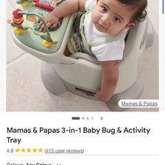 Mamas & Papas 3-in-1 Baby Bug & Activity Tray