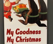 Guinness Christmas Tin Metal Sign