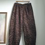 Allsaints Leopard Print Barrel Leg Jeans Size Uk 16 Image 8