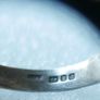 Antique 925 Sterling Silver Ruby Ring -Antique Mens Ruby Ring Image 7