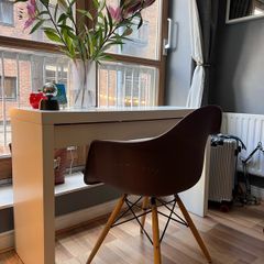 white desk