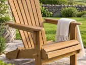 Adirondack  Sun Lounger Wood Weatherproof Foldable 160 kg Load