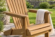 Adirondack  Sun Lounger Wood Weatherproof Foldable 160 kg Load