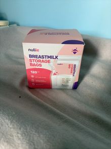 Breast milk storage bags