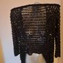 Marks& Spencer black sequin cover up cardi size UK 10 EU38 Perfect condition Postage included Image 7
