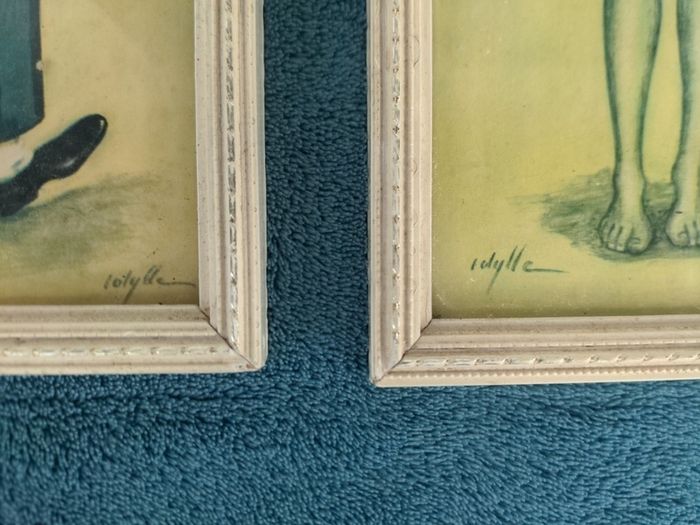 VINTAGE pictures in frames