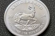 SA 2024 Krugerrand 1 oz .999 Silver coin
