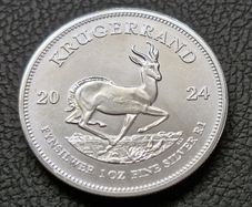 SA 2024 Krugerrand 1 oz .999 Silver coin