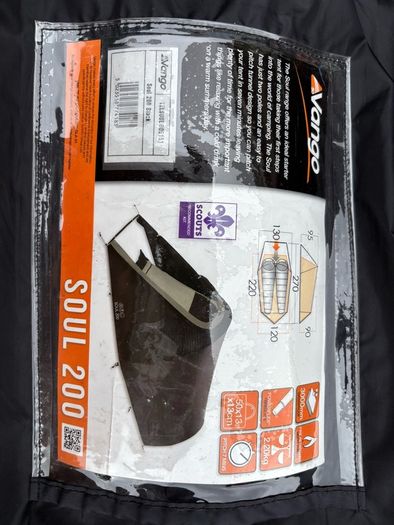 Vango soul 200 2 man tent
