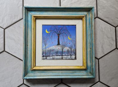 Small Picture Wall Painting Hand painted frame size 32cm x32cm