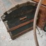 Vintage Domed Travel Trunk Image 2