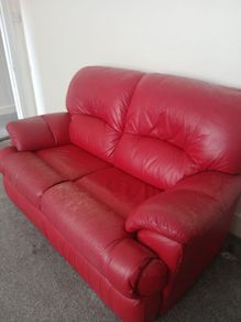 couch + table and chairs
