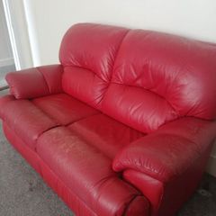 couch + table and chairs
