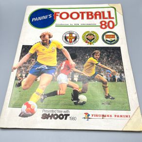 Vintage Panini Football 80 Football Sticker Album 1980