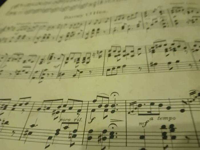 vintage sheet music