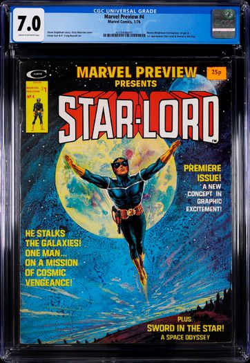 Marvel Preview # 4 1st STAR LORD
