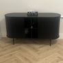 Side board cabinet black oak Image 5