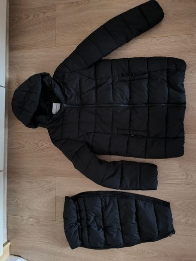 CA Mama Black Maternity Babywearing Puffer Jacket Size 38