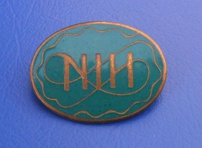 NIH (National Institute of Houseworkers) - a vintage graduate's certificate/diploma badge (c.1940's). A scarce badge.